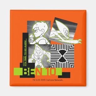 Ben 10 - It's Time To Go Alien Magnet