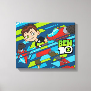 Ben 10 Overflow DNA Transformation Canvas Print