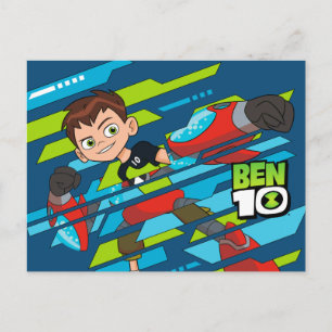 Ben 10 Overflow DNA Transformation Invitation Postcard