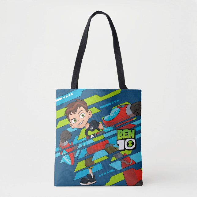 Ben 10 Overflow DNA Transformation Tote Bag (Front)