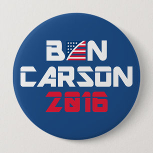 Ben Carson 2016 10 Cm Round Badge