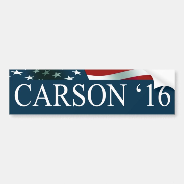 Ben Carson 2016 Bumper Sticker (Front)