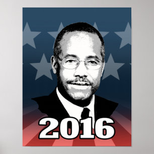 BEN CARSON 2016 CANDIDATE POSTER