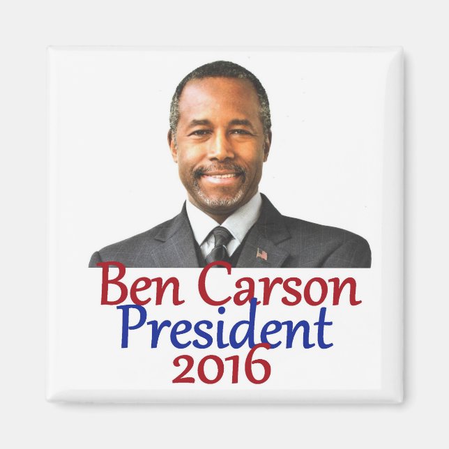 Ben CARSON 2016 Magnet (Front)