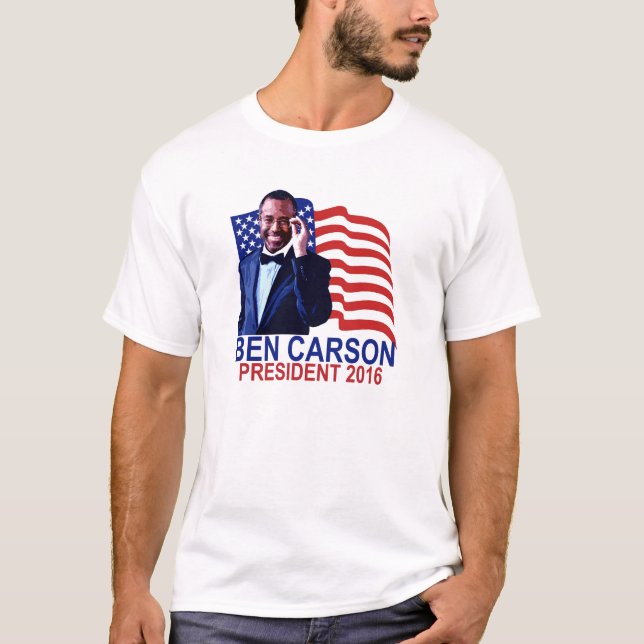 BEN CARSON FOR PRESIDENT 2016 CUTE Tee Shirts ';'. (Front)