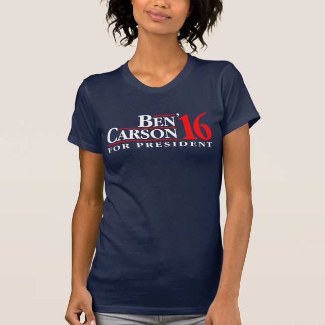 Ben Carson For President T-Shirt (Front)