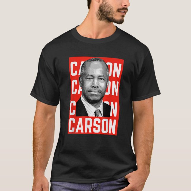 Ben Carson Portrait T Shirt (Front)