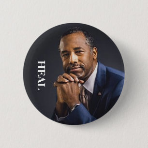 Ben Carson President 2016 HEAL 6 Cm Round Badge