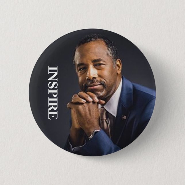Ben Carson President 2016 INSPIRE 6 Cm Round Badge (Front)