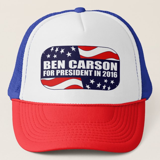 Ben Carson President 2016 Trucker Hat (Front)