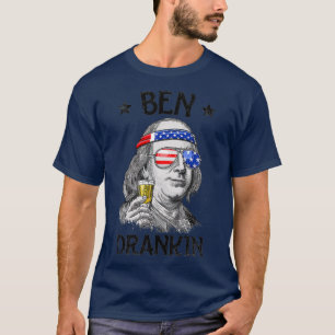 Ben Drankin 4th of July Benjamin Franklin Men T-Shirt