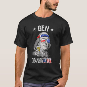 Ben Drankin 4th Of July Benjamin Franklin Men Wome T-Shirt