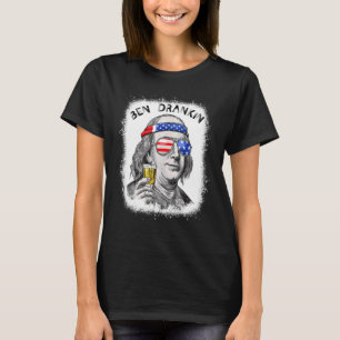Ben Drankin 4th Of July Fourth Of July Usa Flag M T-Shirt