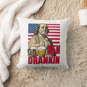 BEN DRANKIN July 4th Cushion
