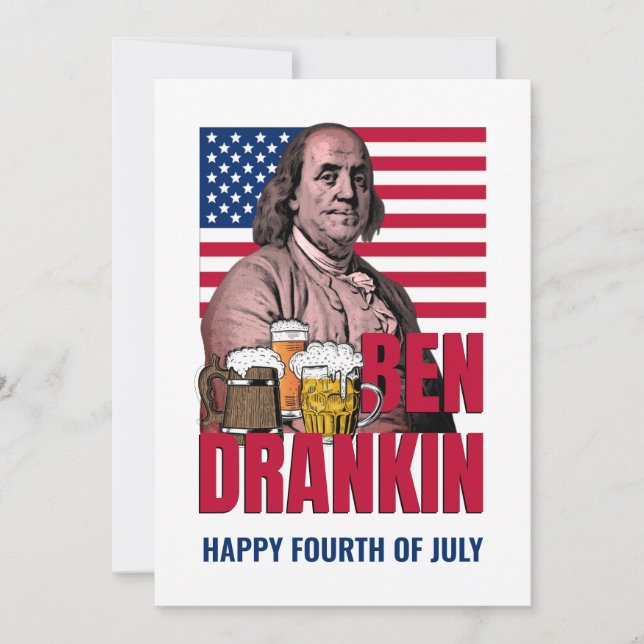 BEN DRANKIN July 4th Holiday Card (Front)