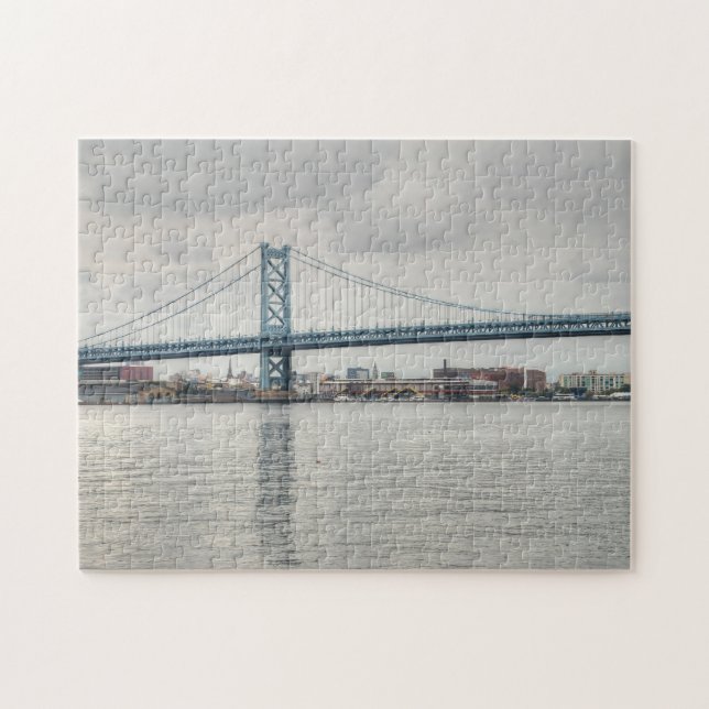 Ben Franklin Bridge Jigsaw Puzzle (Horizontal)