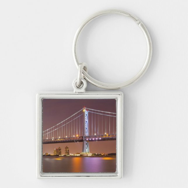 Ben Franklin Bridge Key Ring (Front)