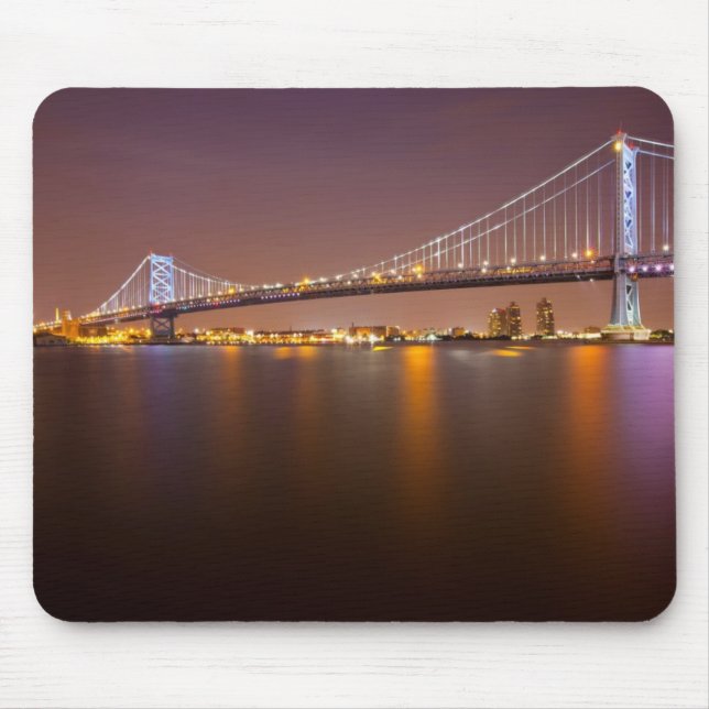 Ben Franklin Bridge Mouse Pad (Front)