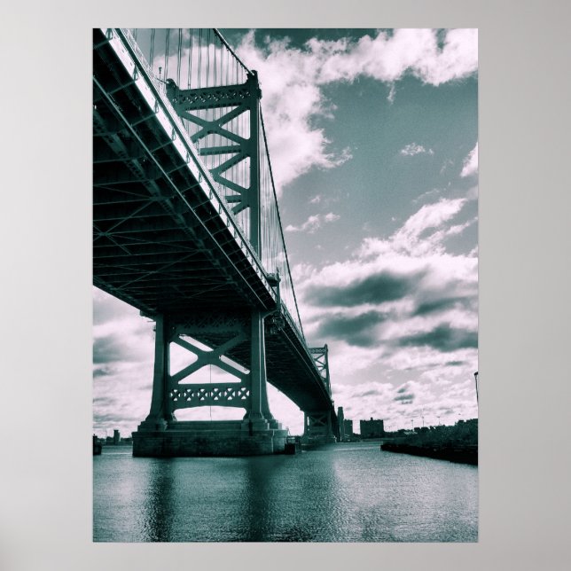 Ben Franklin bridge Poster (Front)