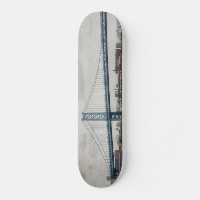 Ben Franklin Bridge Skateboard (Front)