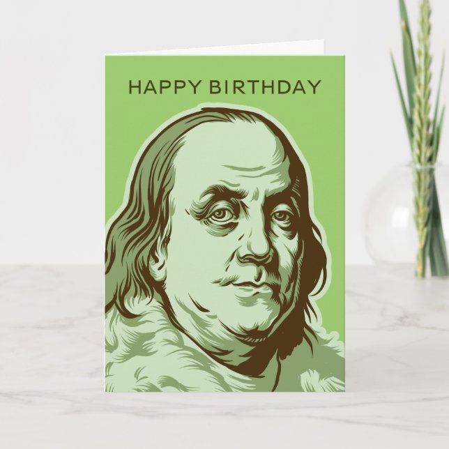 Ben Franklin Card (Front)