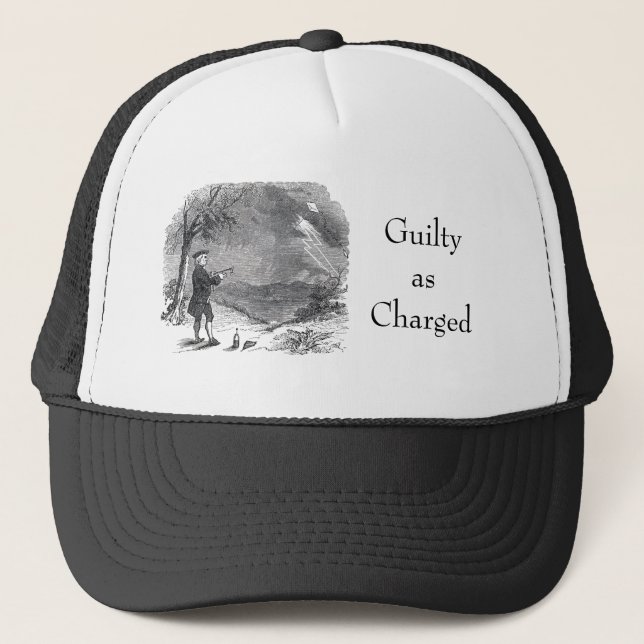 Ben Franklin Guilty as Charged Trucker Hat (Front)