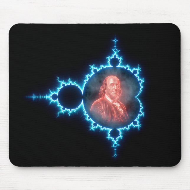 Ben Franklin Mandelbrot Fractal Mouse Pad (Front)