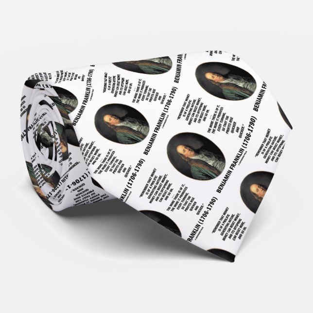 Ben Franklin Money Prolific Generating Nature Tie (Rolled)
