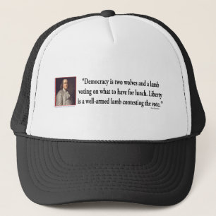 Ben Franklin On Gun Control Trucker Hat