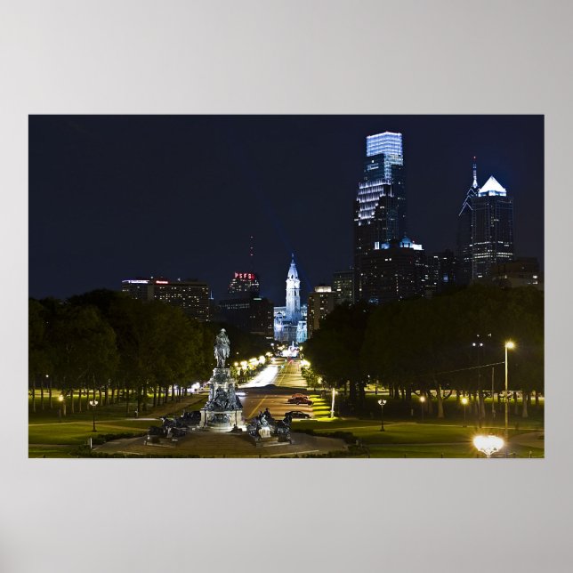 Ben Franklin Parkway Poster (Front)
