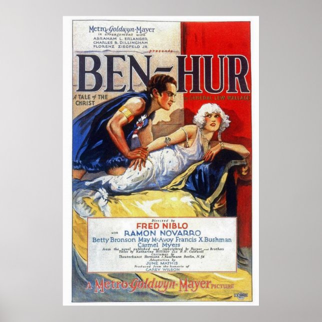 Ben-Hur 1925 Poster (Front)