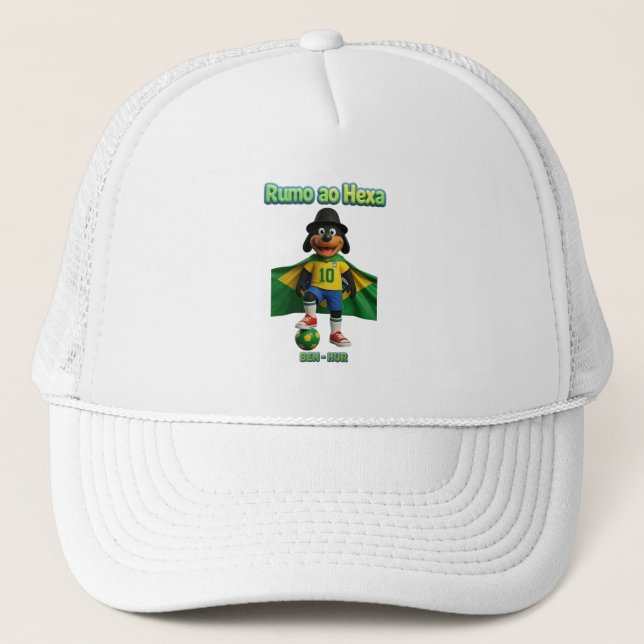 Ben-Hur Superstar 10 with Flag Cape Trucker Hat (Front)