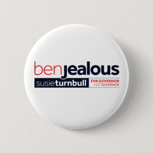 Ben Jealous Button (Front)