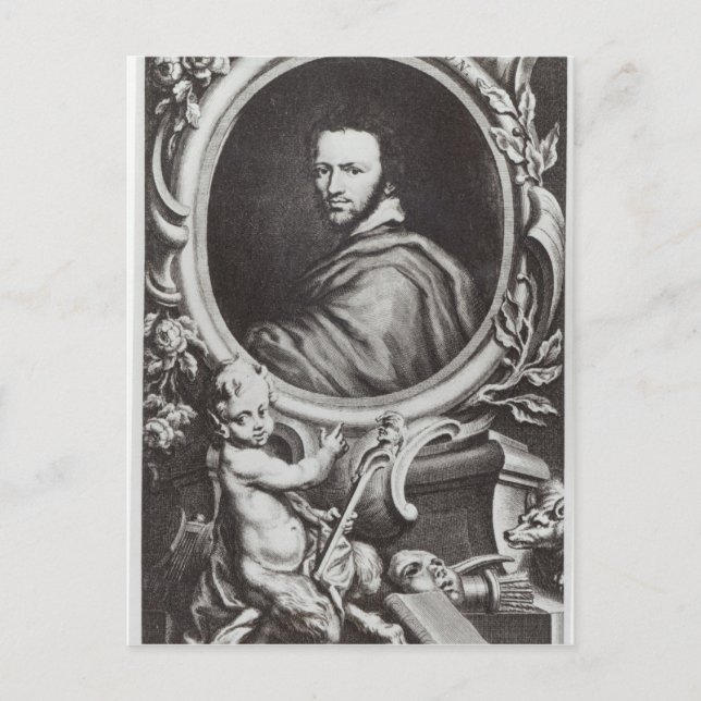 Ben Jonson  English playwright Postcard (Front)
