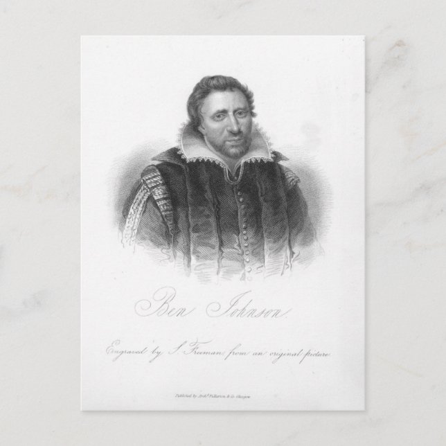 Ben Jonson Postcard (Front)