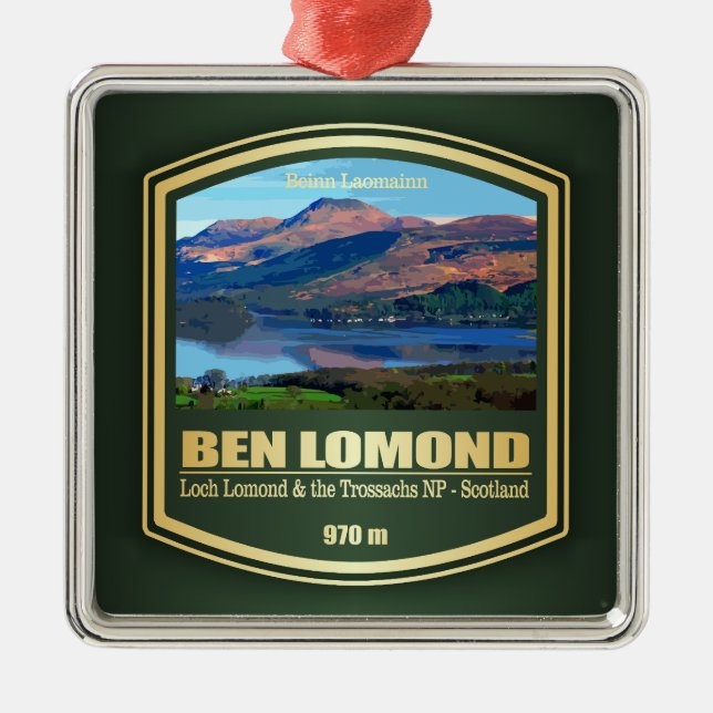 Ben Lomond (PF) Metal Tree Decoration (Front)