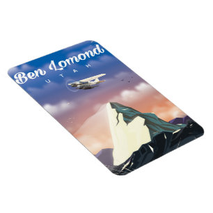 Ben Lomond,Utah travel poster Magnet