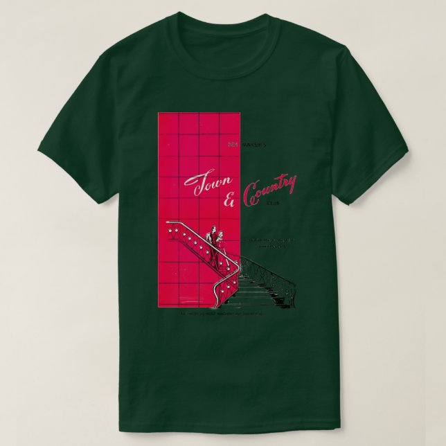Ben Maksiks Town Country Club T-Shirt (Design Front)