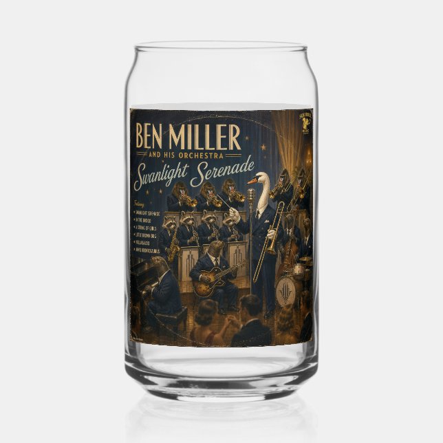 Ben Miller Orchestra Album: a Parody Can Glass (Front)