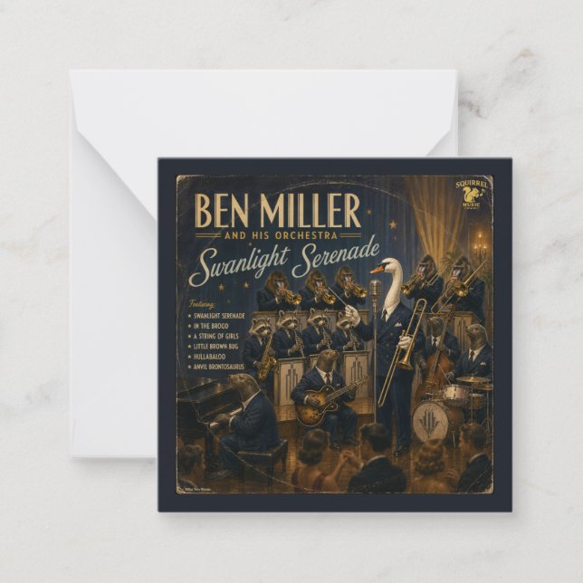 Ben Miller Orchestra Album: a Parody Card (Front)
