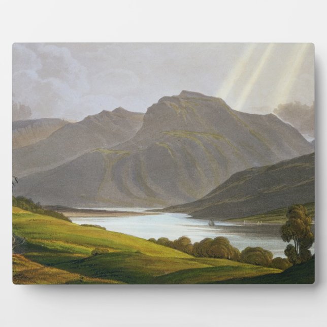 Ben Nevis, plate XII from 'Scenery of the Grampian Plaque (Front)