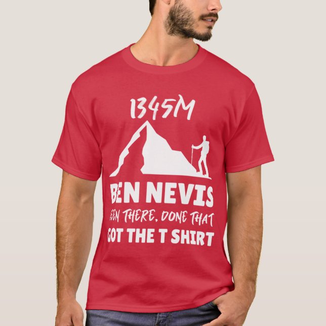 Ben nevis retro T-Shirt (Front)