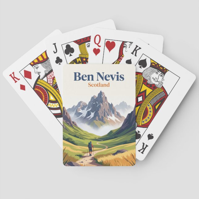 Ben Nevis Scotland Playing Cards (Back)