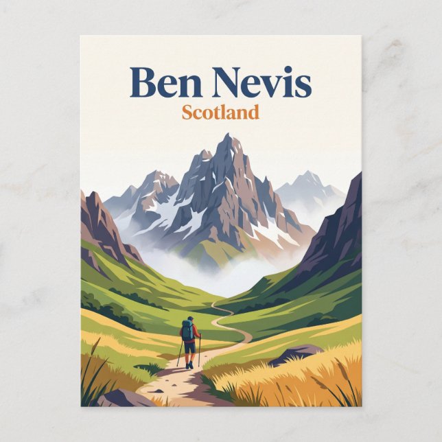 Ben Nevis Scotland Postcard (Front)