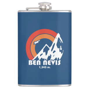 Ben Nevis Sun Eagle Hip Flask
