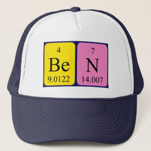 Ben periodic table name hat