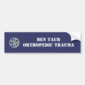 Ben Taub ortho bumper Bumper Sticker