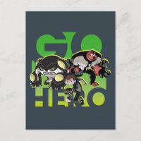 Ben Tennyson, Cannonbolt, and Four Arms - Go Hero