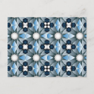 Ben Yusuf Madrasa Geometric Pattern 004 Postcard