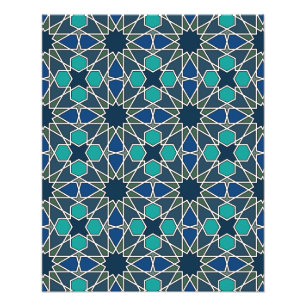 Ben Yusuf Madrasa Geometric Pattern 0-0-7 Photo Print